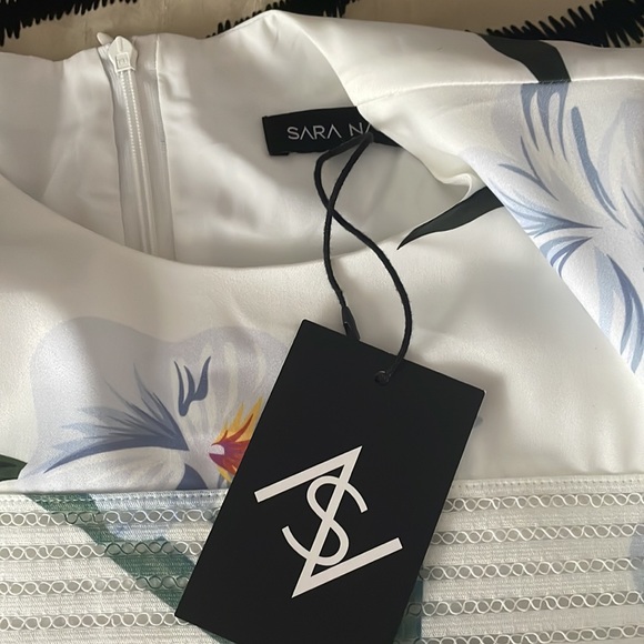 Sara Navon  floral print midi dress, size XS, new - Picture 5 of 6